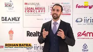Rohan Batra, Partner, Anagram Partners | BW Legal World 30 Under 30 Awards 2025