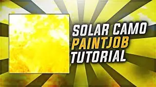 How To Make SOLAR CAMO In COD WW2! COD WW2 SOLAR CAMO PAINT JOB TUTORIAL WWII SOLAR CAMO