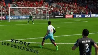 FIFA 18 LOW DRIVEN SHOT TUTORIAL - HOW TO SCORE EVERYTIME!!