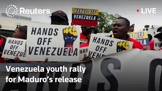 LIVE: Venezuela youth rally for Maduro&rsquo;s release