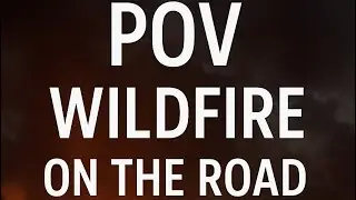 POV: Driving Past a Wildfire in Bulgaria | Night Road Trip to Romania