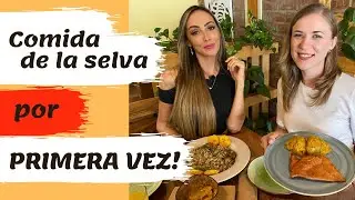 RUSA Y URUGUAYA reaccionando a LA COMIDA SELVA PERUANA♥️🇺🇾🇷🇺🇵🇪