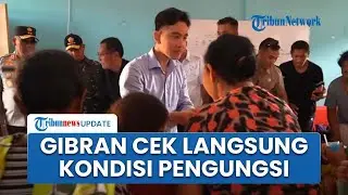 Momen Wapres Gibran Berkali-kali Tanya Sudah Makan ke Pengungsi Erupsi Gunung Lewotobi Laki-laki