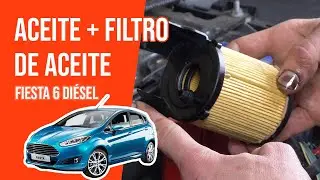 Cambio de aceite y de filtro de aceite FIESTA 6 1.4 TDCI 🛢