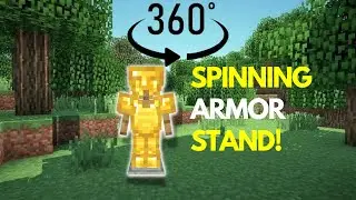 How To Make A Rotating Armor Stand On Minecraft Using 1 Command!