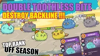 OFF SEASON | MECH DUSK PLANT Build | 2xTOOTHLESS BITE | Top Rank Team | Axie infinity