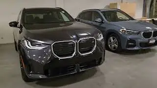 2025 BMW X3 M50 in Dark Graphite Metallic and Black Interior