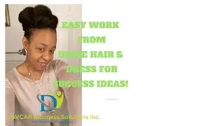 Easy Work From Home Hairdo & Dress Ideas