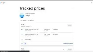 Google Flights Guide Episode 3: Price Tracking