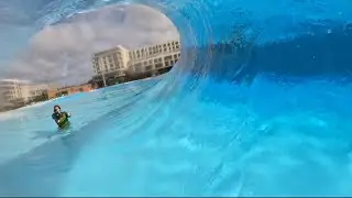 Atlantic Park Surf - Virginia Beach - 8/14/2025 - inside view of tube 