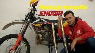 Tutorial: Adaptar horquilla Showa en Gas Gas ec 250. Showa 47mm fork.
