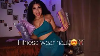Cute fitness wear haul 😍🏋🏽‍♂️ ft.purpleshe