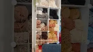 Пробую мотальную машину для всей моей пряжи, связанной крючком, напечатанную на 3D-принтере! #вяз...