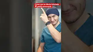 Todo esto lo puede provocar un diente infectado, cuidado 🦷⚠️