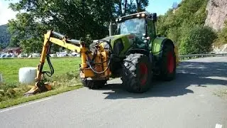 Kant sl&aring;tt med Claas 820
