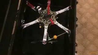 Дорожный/транспортировочный кейс для гексакоптера DJI F550 - Pelican 1660 - Идеальная посадка, прочный, водонепроницаемый
