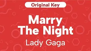 Karaoke Marry The Night - Lady Gaga (Cover with Backing Vocals)