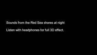 Waves lapping on the shores of the red sea
