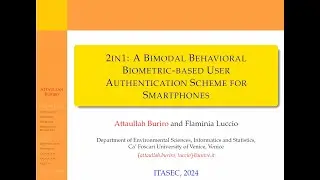 Revolutionizing Smartphone Security: Bi-Modal Authentication Explained! #ITASEC2024 #cybersecurity