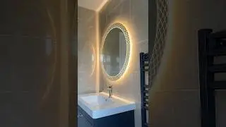How To Install An LED Bathroom Mirror #howto #bathroom #asmr #diy