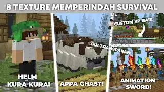 8 TEXTURE PACK MINECRAFT MCPE 1.21+ TERBAIK & BAGUS UNTUK SURVIVAL