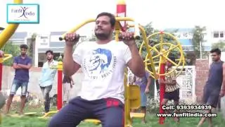 Outdoor and indoor gym equipments by funfit india