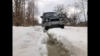 Первый опыт бездорожья на стоковом Pajero mini