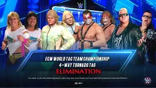 WWE 2K23 | 4-way Elimination Tornado Tag | Nasty Boys, Dynamic Dudes, Demolition, Rockers