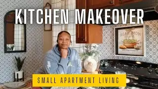 SMALL APARTMENT LIVING/*AMAZING*DIY PROJECTS/KITCHEN MAKEOVER/ADD ON/DonniceDale'sLivingSpace