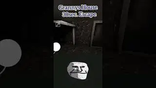 Granny! 30sec escape for house!😱😱#granny #grannygame #grannyescape #funny #comedy #shorts #ytshorts