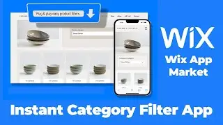 Boost Your Wix Store: Instant Category Filter App. Drag, drop and setup in less than 1 minute.