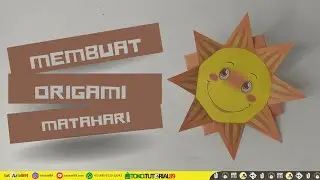 cara membuat origami matahari - tutorial89