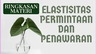 ELASTISITAS PERMINTAAN DAN PENAWARAN