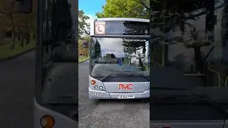 Out walking the dog seen this.      PMC bus and Artic Trailer