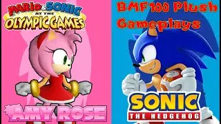 BMF100 Plush Gameplays: Amy Vs Sonic Mario & Sonic at the Olympic Games Characters Match Gameplay!
