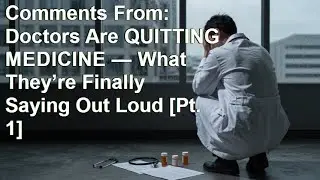 Comments From: Doctors Are QUITTING MEDICINE &mdash; What They&rsquo;re Finally Saying Out Loud [Pt. 1]