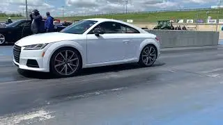 2018 Audi TTS with APR Stage 1 Drag Race vs. Challenger