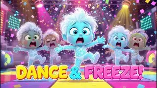 Dance & Freeze Song 🎶🧊 | Kids Dance Game | ChuCHu Kids #Shorts #YTShorts #ViralKids #kidsvideo