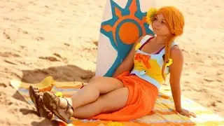 LEONA POOL PARTY COSPLAY (LEAGUE OF LEGENDS)