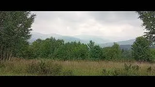 Babia Mountain Light Fog Day View Birds Sounds Wind Relaxing Nature (Mountains South of Poland)