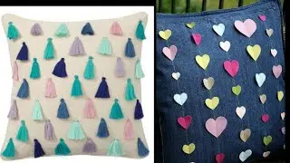 Simple and Stylish Hand Made Cushion Cover Ideas|| cushion cover designs|| pillow cover ideas