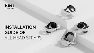 KIWI design Head Straps installation guide & How to remove Quest 2 stock head strap