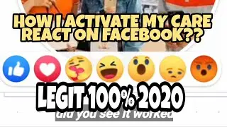 HOW TO ACTIVATE CARE REACT ON FACEBOOK?│LEGIT 2020│CHOGGY