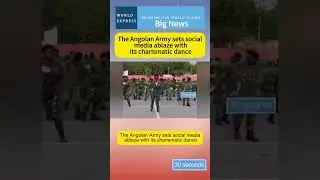 Ангольская армия зажигает социальные сети своим харизматичным танцем #angola #dance #dancevideo