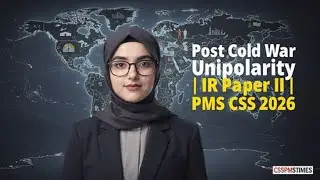 Post Cold War Unipolarity | IR Paper II | PMS CSS 2026