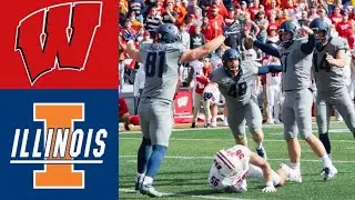 #6 Wisconsin vs Illinois Highlights | NCAAF Week 8 | College Football Highlights