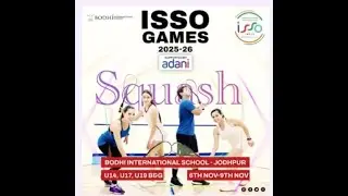 ISSO GAMES 2025-26 SQUASH UB19,17,14 B&G