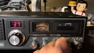 REALISTIC NAVAHO TRC-458 AM/SSB CB BASE STATION DEMO 