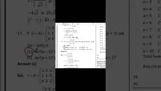 #mathematics  #IIT #JEE #Mains 2025 #April 2nd Shift 1 question paper Solutions #viral #iitjeemaths