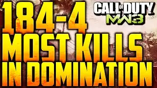MW3: 184-4 Most Kills In Domination - Most Kills In MW3 (Call of Duty Most Kills)